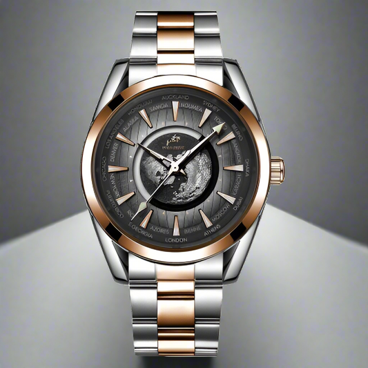 Eclipse Silver Rose Gold Black