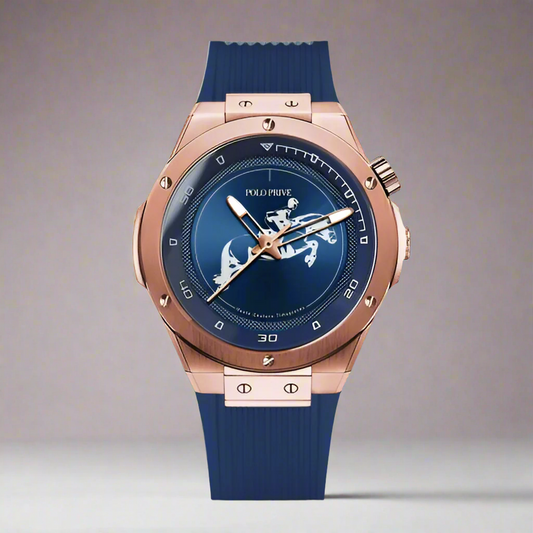 Cavalier Rose Gold Blue