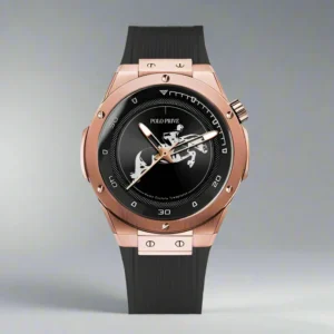 Cavalier Rose Gold Black PP-8661-24-RGBB